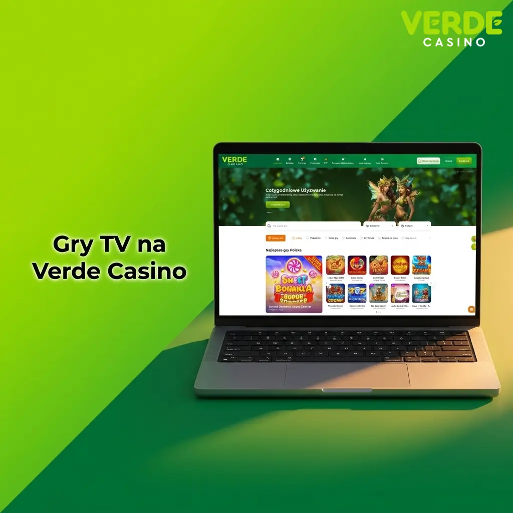 Gry TV na żywo w Verde Casino z prowadzącymi i kołem fortuny w interaktywnym show kasynowym