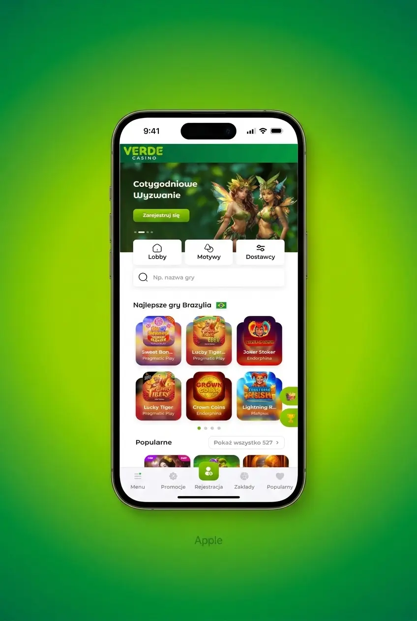 Instrukcja instalacji aplikacji Verde Casino na iOS – dodawanie ikony do ekranu głównego iPhone