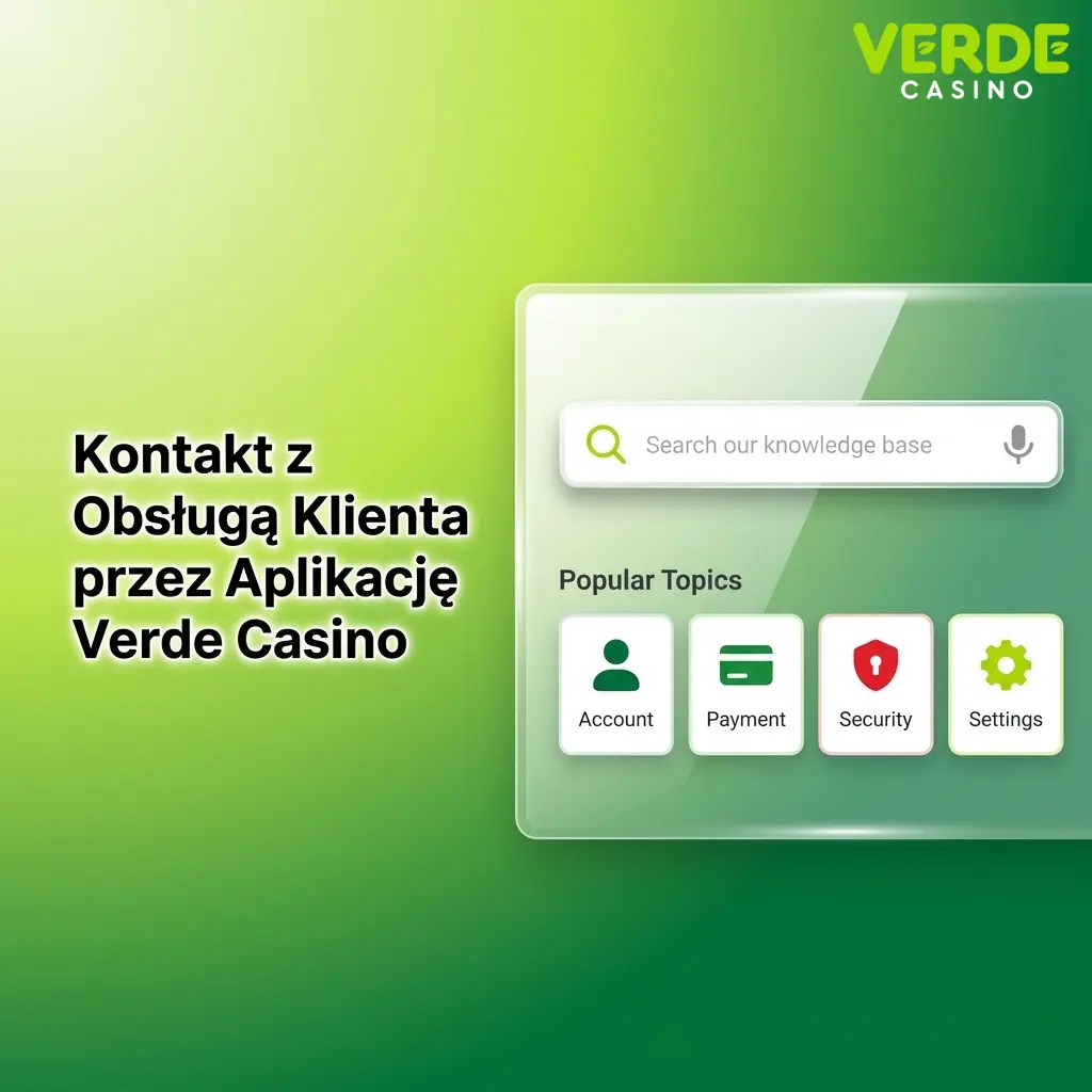Obsługa klienta Verde Casino w aplikacji mobilnej – czat na żywo, e-mail i FAQ po polsku