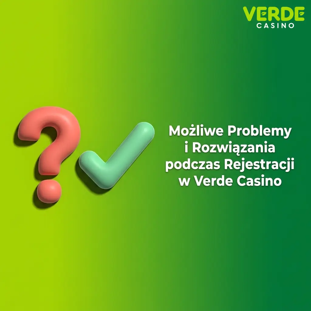 Tabela problemów i rozwiązań podczas rejestracji w Verde Casino dla polskich użytkowników