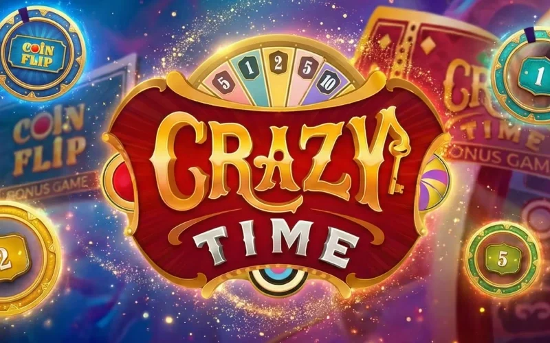 Weź udział w szalonej zabawie z grą live Crazy Time w Verde Casino.