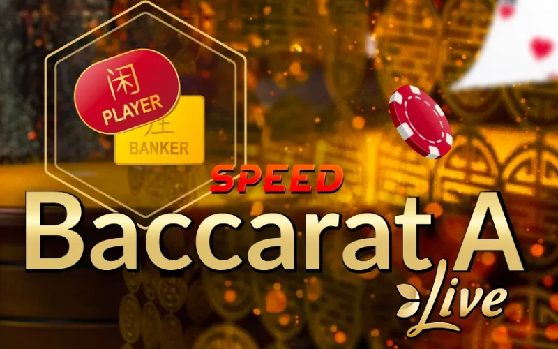 Postaw na szybką akcję w grze live Speed Baccarat A w Verde Casino.
