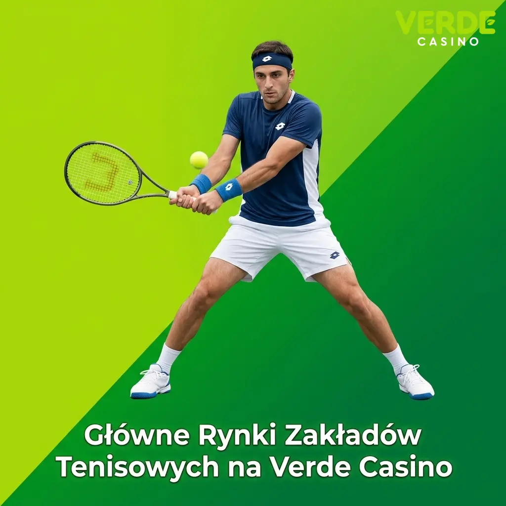 Główne rynki zakładów tenisowych Verde Casino: ATP, WTA, Wielki Szlem – typy na mecze i sety