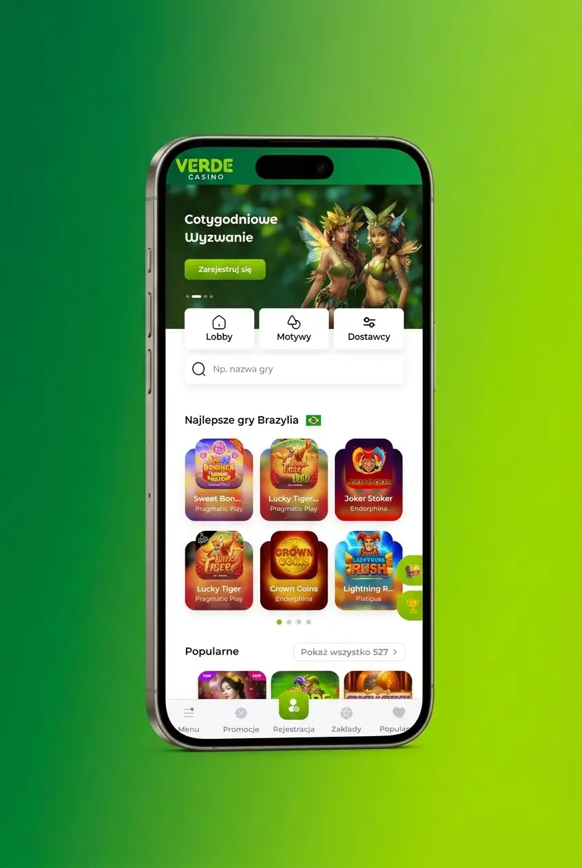Aplikacja Verde Casino na Android i iOS – zakłady na koszykówkę na żywo, powiadomienia push, ekran dotykowy
